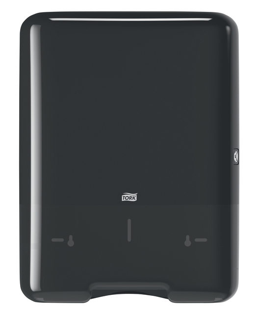 Handdoekdispenser Tork H3 Elevation zwart 553008 Handdoekdispenser Tork H3 Elevation zwart 553008