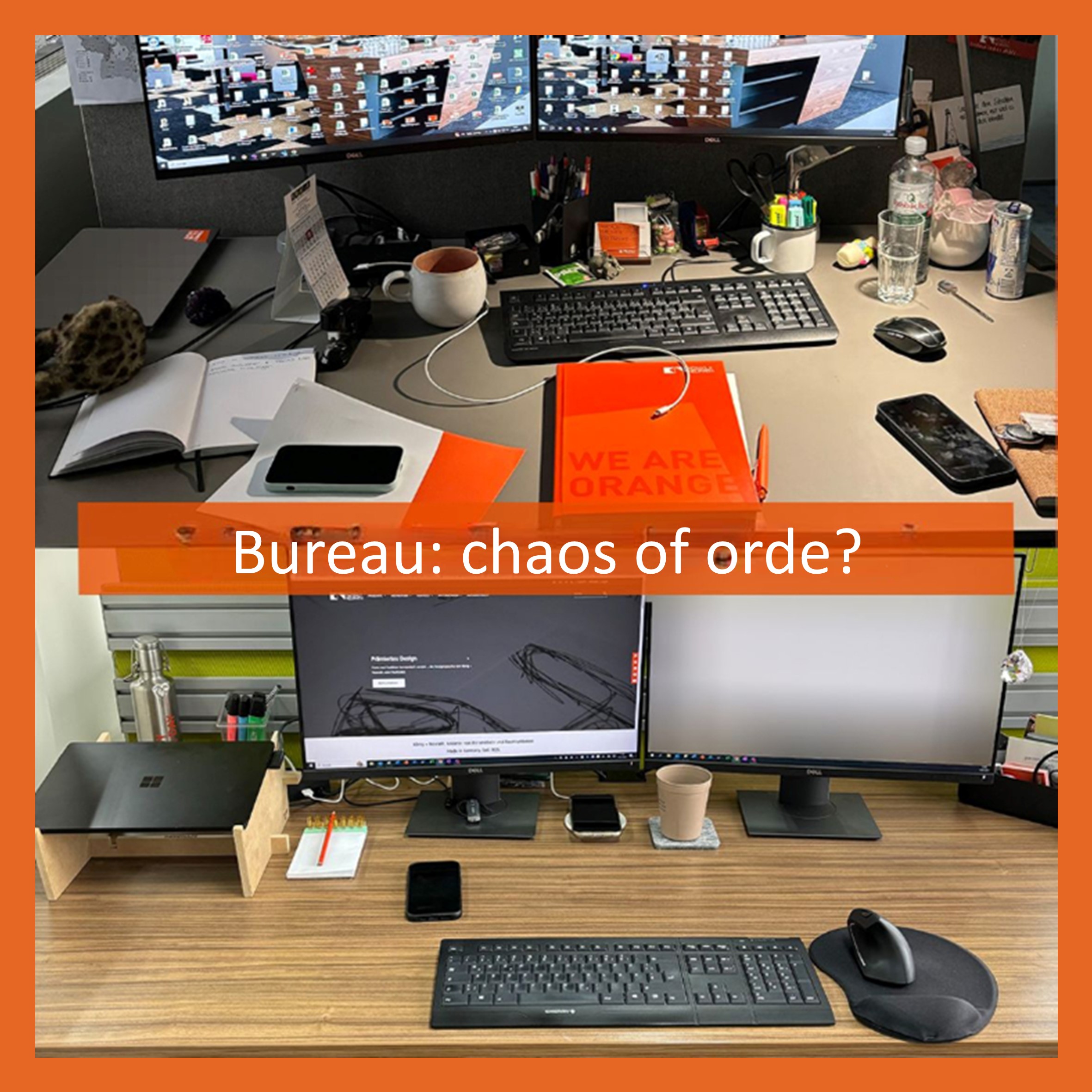 Een volle of opgeruimde werkplek – creatieve chaos of stressvrij werken?