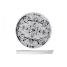 Cosy en Trendy Dienblad Rond 30cm Marmer Email per stuk Cosy en Trendy Dienblad Rond 30cm Marmer Email per stuk