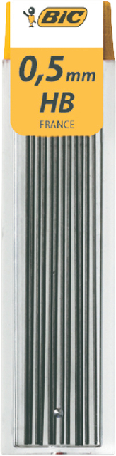 Potloodstift Bic HB 0.5mm koker à 12 stuks Potloodstift Bic HB 0.5mm koker à 12 stuks