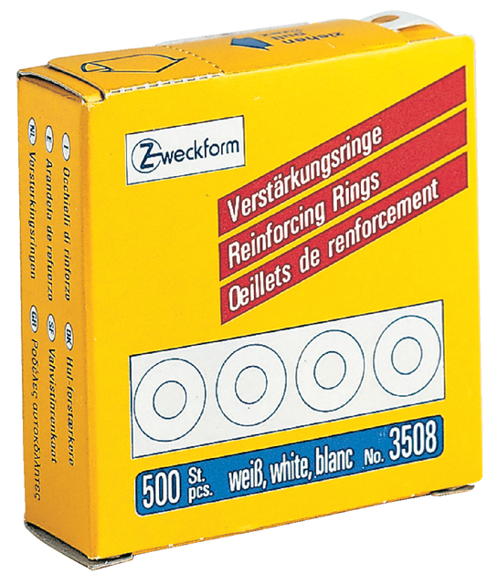 Versterkingsringen Avery Zweckform 3508 13Mm 500stuks wit Versterkingsringen Avery Zweckform 3508 13Mm 500stuks wit
