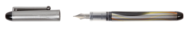 Vulpen Pilot Vpen medium zilver/zwart Vulpen Pilot Vpen medium zilver/zwart