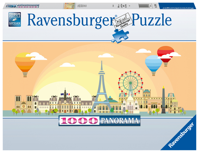 Puzzel Ravensburger Een dag in Parijs 1000 stukjes Puzzel Ravensburger Een dag in Parijs 1000 stukjes