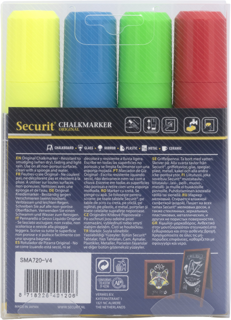 fluorescent markers, highlighter set, chalk markers, liquid ink, multicolor