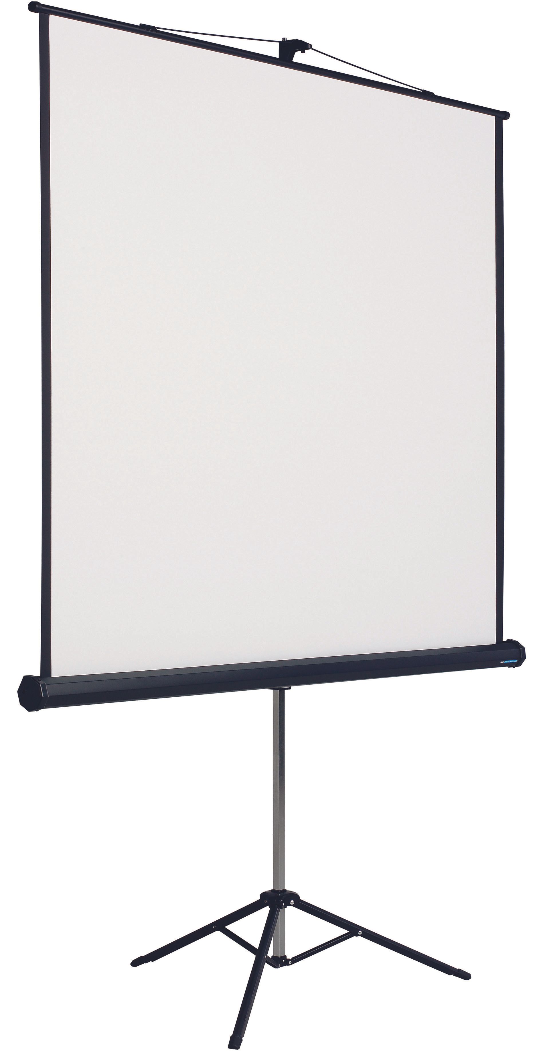 Projectiescherm statief (1:1), 2 kaders - 180x180 cm