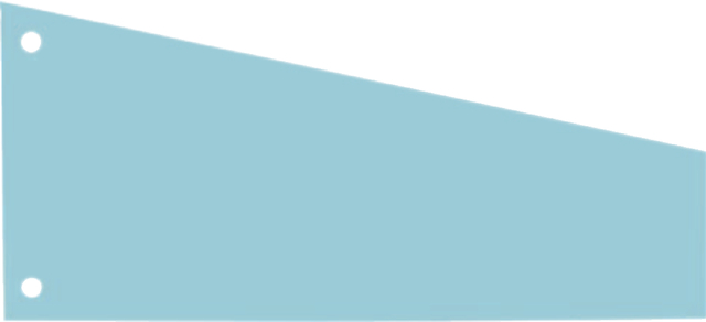 Scheidingsstrook Oxford trapezium 240x105/55mm 190gr blauw 100 stuks Scheidingsstrook Oxford trapezium 240x105/55mm 190gr blauw 100 stuks