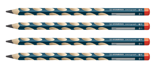 Potlood STABILO Easygraph grafiet 322 HB rechtshandig Potlood STABILO Easygraph grafiet 322 HB rechtshandig