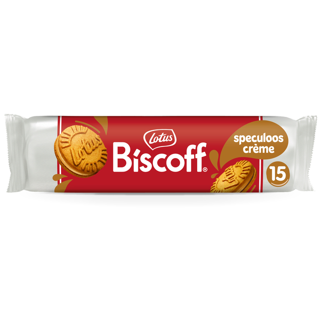 Koekjes Lotus Biscoff sandwich speculooscreme 15 stuks Koekjes Lotus Biscoff sandwich speculooscreme 15 stuks