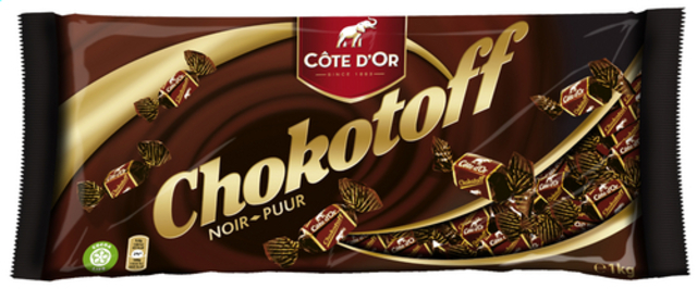 Chocolade Côte d'Or Chokotoff toffee puur 1 kilogram Chocolade Côte d'Or Chokotoff toffee puur 1 kilogram