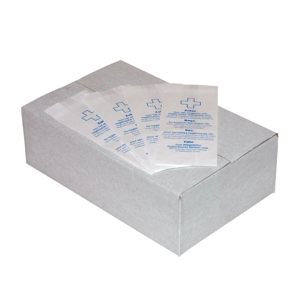 Damesverbandzakken papier 275x115cm doos 1.000st