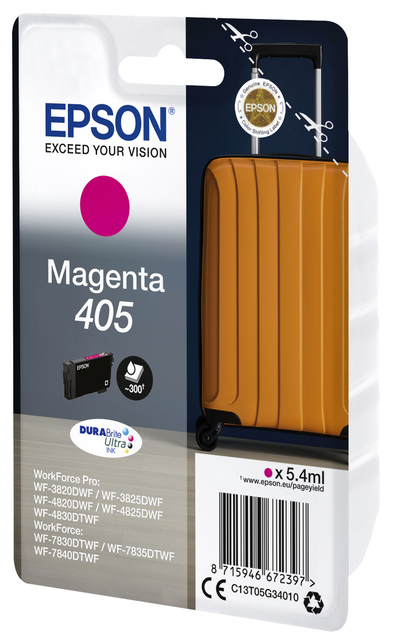 Inktcartridge Epson 405 T05G34 rood Inktcartridge Epson 405 T05G34 rood
