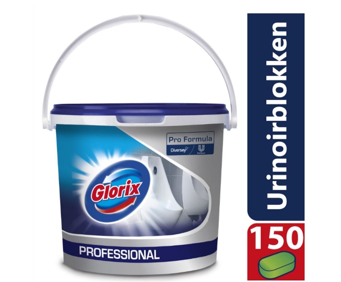 Glorix Pro Formula Urinoirblokken 3kg emmer 150st