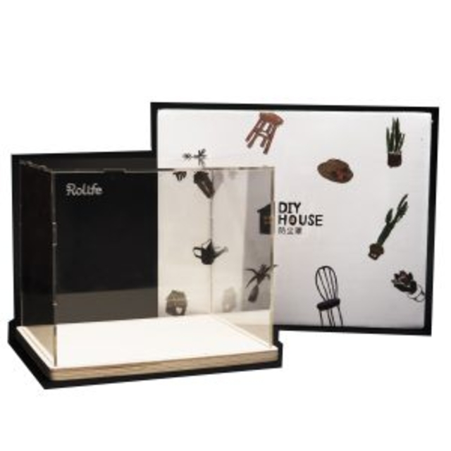 miniatuurhuisje, diorama, doos, huisdecoratie, DIY-huisje