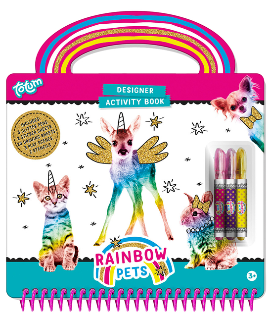 Activiteitenboek Totum Rainbow Pets designer Activiteitenboek Totum Rainbow Pets designer