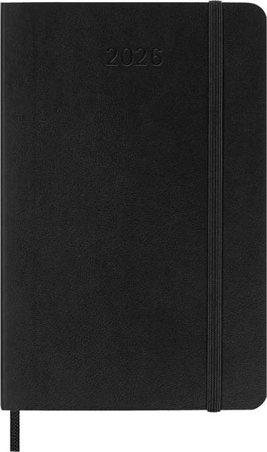 Agenda 2026 Moleskine 12M Planner Weekly 7dagen/1pagina pocket sc black Agenda 2026 Moleskine 12M Planner Weekly 7dagen/1pagina pocket sc black