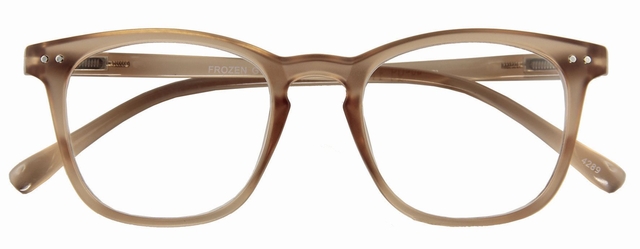 glasses, eyewear, frame, brown, plastic
