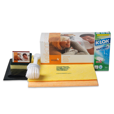 Bungalow schoonmaakset 6 items doos 56 stuks