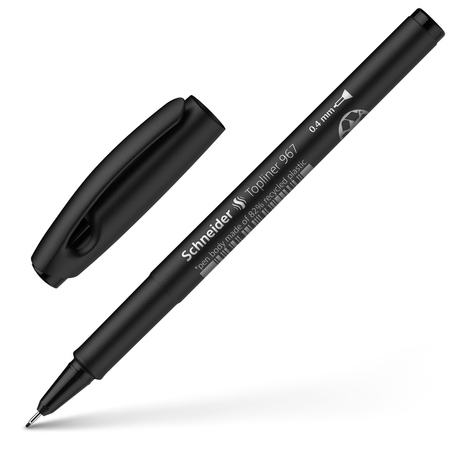 balpen, schrijfpunt, rollerball, zwart, milieuvriendelijk
