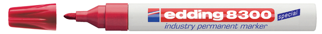 Viltstift edding 8300 industrie rond 1.5-3mm rood Viltstift edding 8300 industrie rond 1.5-3mm rood