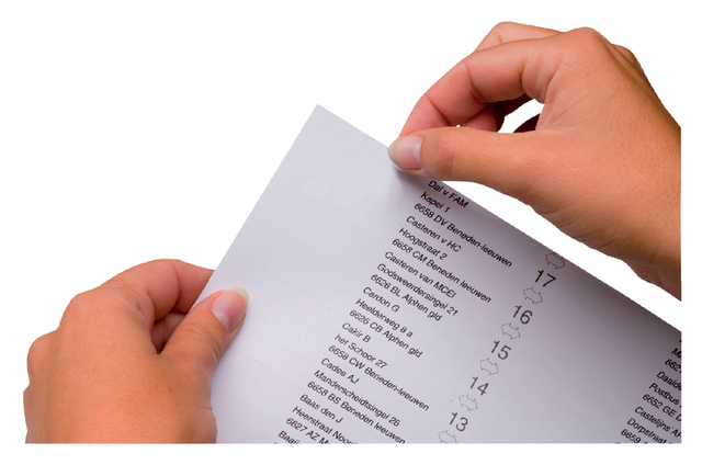 Indicatie ruiterstroken Jalema Jockey 100mm wit 50 vel Indicatie ruiterstroken Jalema Jockey 100mm wit 50 vel