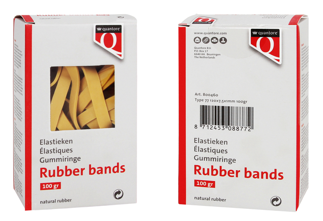 Elastiek Quantore 77 120x7,5x1mm 100gram