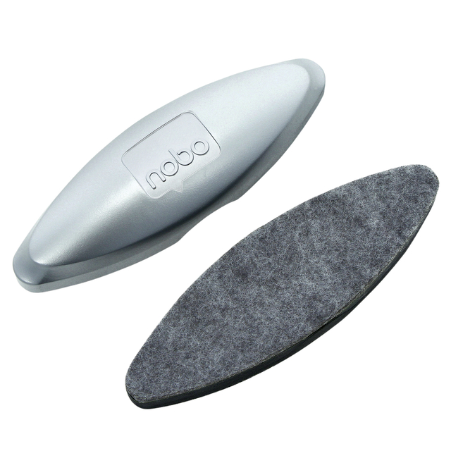 Glasbordwisser Nobo zilver