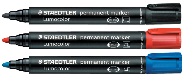 Viltstift Staedtler 352 rond rood 2mm