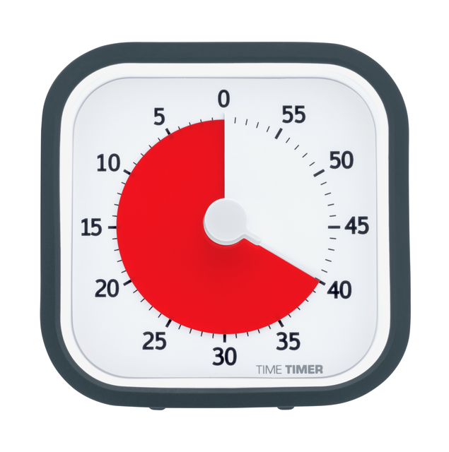 keukenwekker, timer, mechanisch, rode sectie, duurtijd 60 seconden
