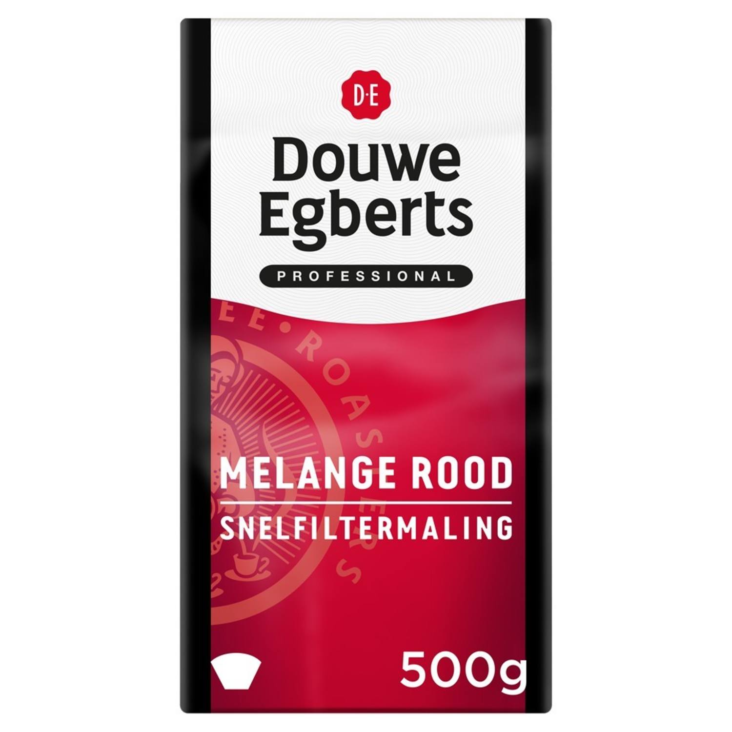D.E. Aroma Roodmerk Snelfilterkoffie doos 6x500 gr.