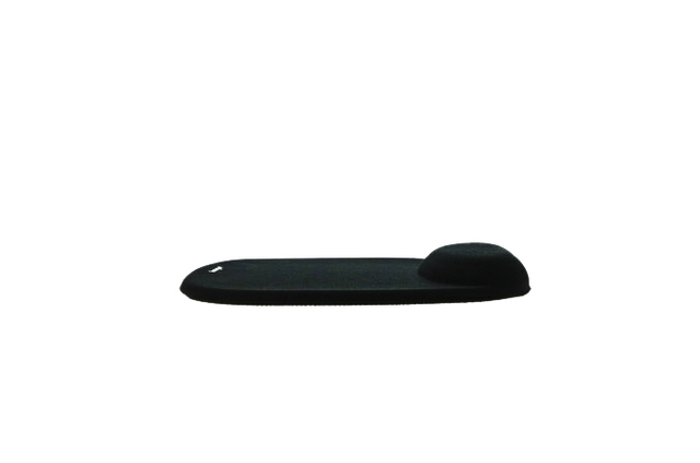 Muismat Kensington met polsondersteuning foam zwart