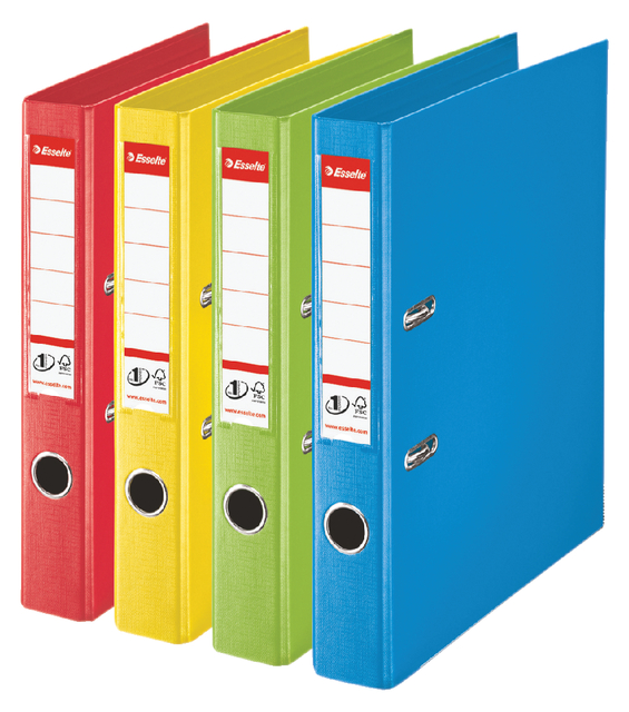 kantoor, ordners, ringmap, kleurig, binders