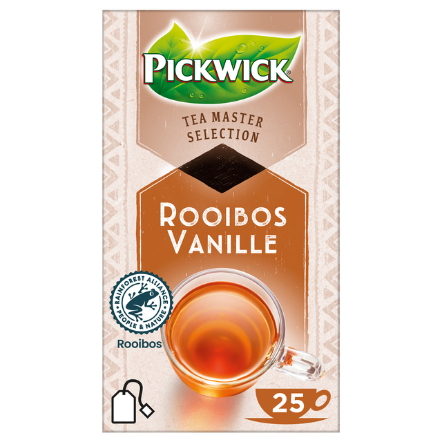 Thee Pickwick Master Selection rooibos vanille 25st Thee Pickwick Master Selection rooibos vanille 25st