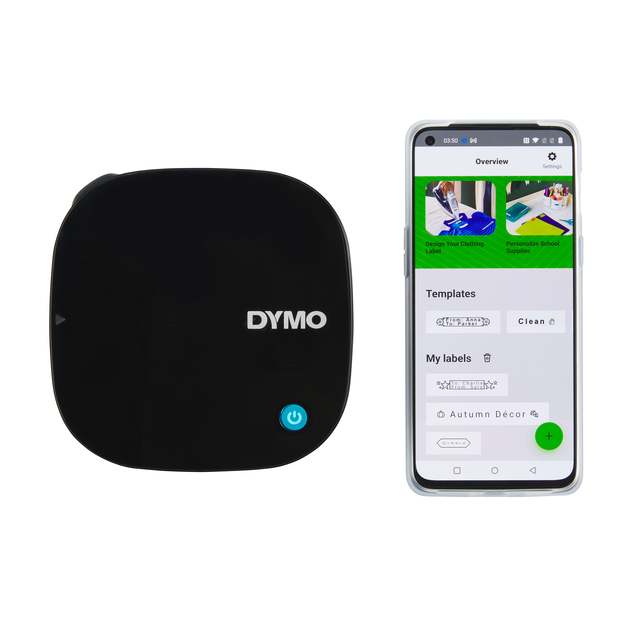 Labelprinter Dymo LetraTag 200B draagbaar bluetooth 12mm zwart