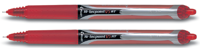 Rollerpen PILOT Hi-Tecpoint V5 RT fijn rood Rollerpen PILOT Hi-Tecpoint V5 RT fijn rood