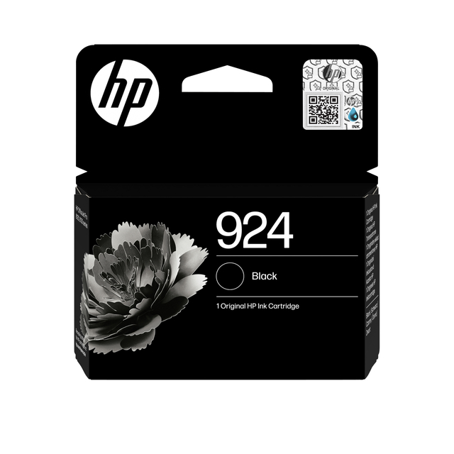 printer ink, HP 924, zwart ink, inktcartridge, HP cartridge