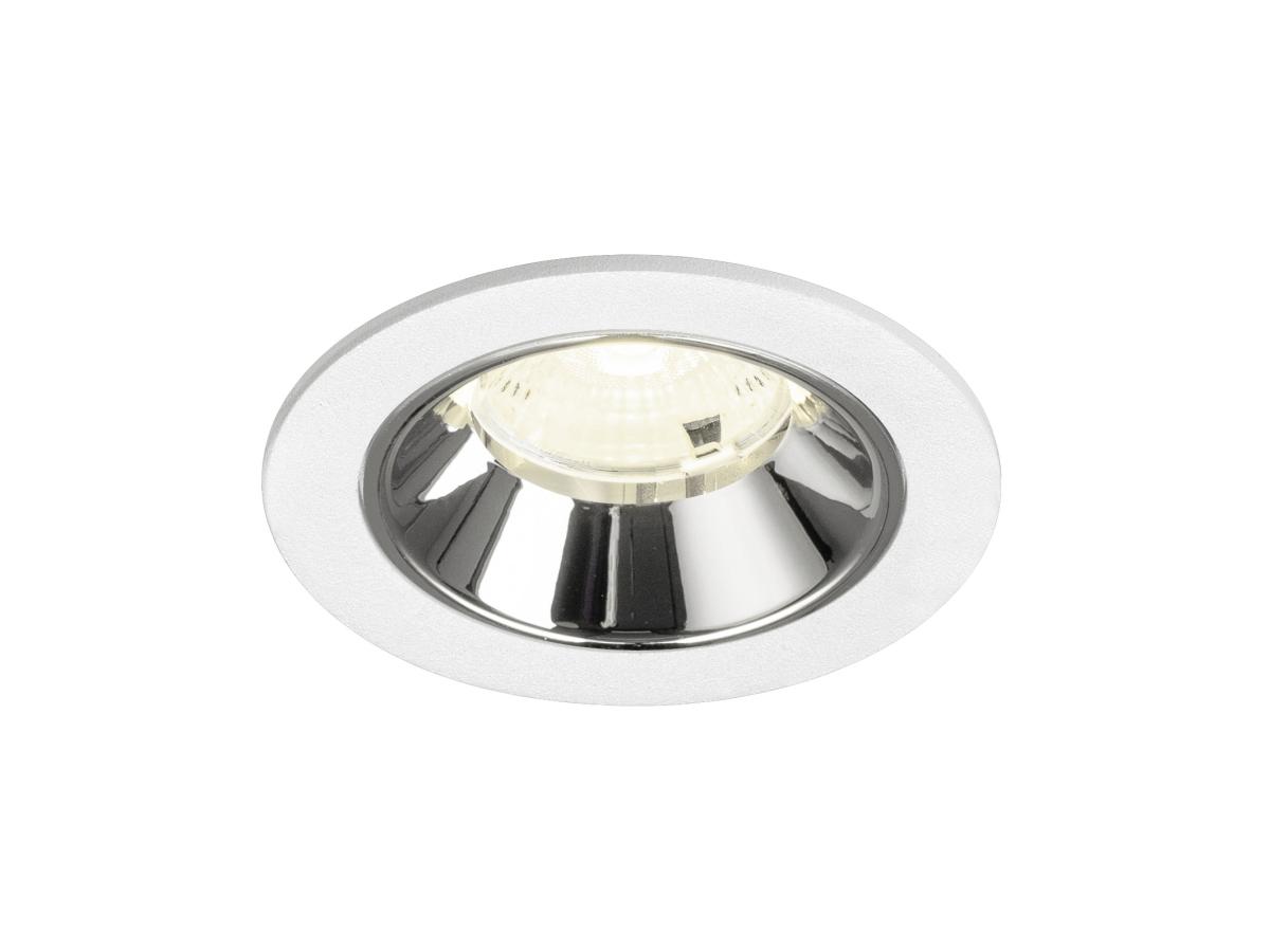 inbouwspot, spotlamp, LED, acryl, ronde rand