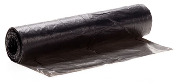 Afvalzak Powersterko 50x55cm Zwart T10 20l rol x 50 st