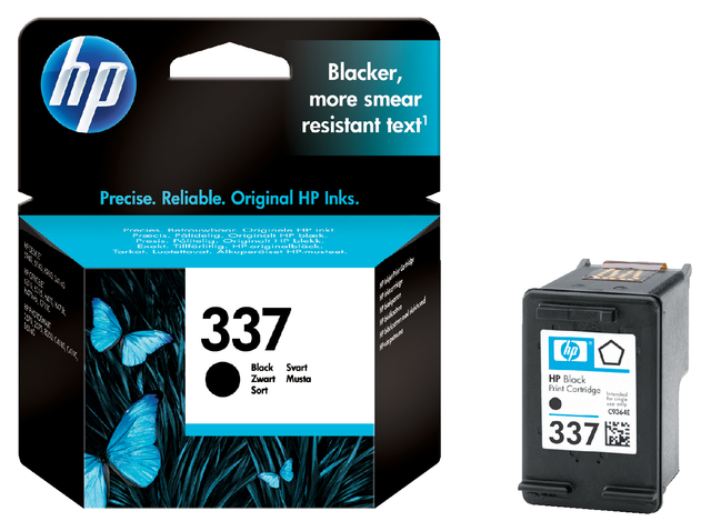 Inktcartridge HP C9364EE 337 zwart Inktcartridge HP C9364EE 337 zwart