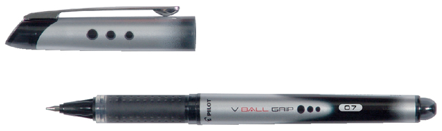 Rollerpen PILOT V-Ball Grip medium zwart Rollerpen PILOT V-Ball Grip medium zwart