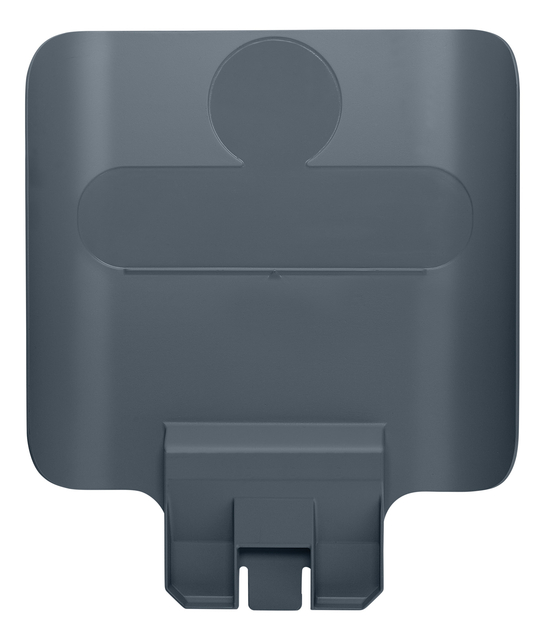 Paneel Rubbermaid Slim Jim Recyclestation voor label grijs Paneel Rubbermaid Slim Jim Recyclestation voor label grijs