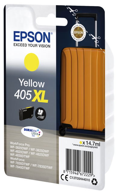 Inktcartridge Epson 405XL T05H44 geel Inktcartridge Epson 405XL T05H44 geel