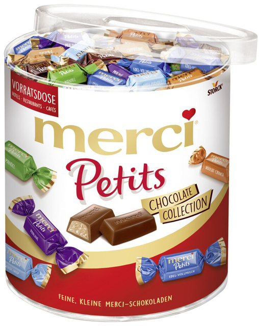 Chocolade Merci Petits pot 1 kilogram Chocolade Merci Petits pot 1 kilogram