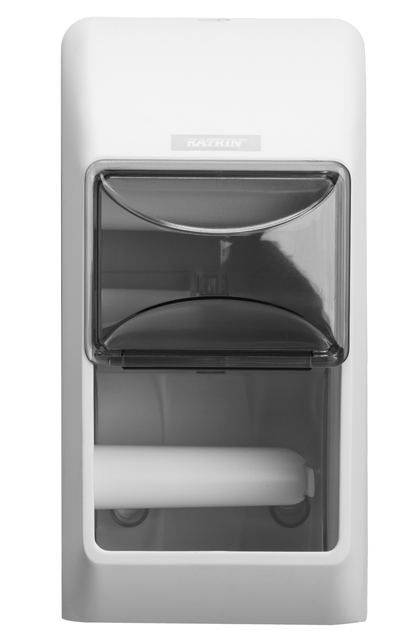 Toiletpapierdispenser Katrin duo wit 92384 Toiletpapierdispenser Katrin duo wit 92384