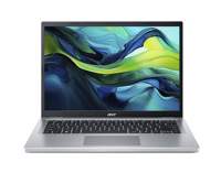 laptop, 14 inch, silver, HD display, keyboard