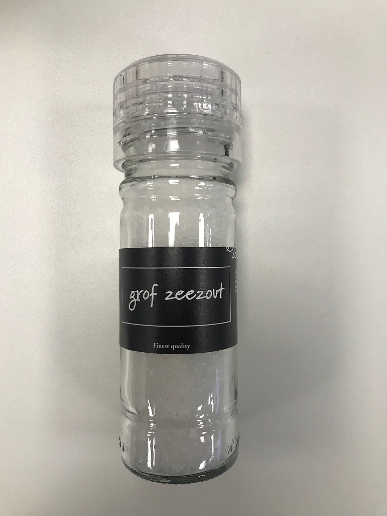 Zoutmolen Sale Naturale Grof Zeezout 110gr zwart label 9 st