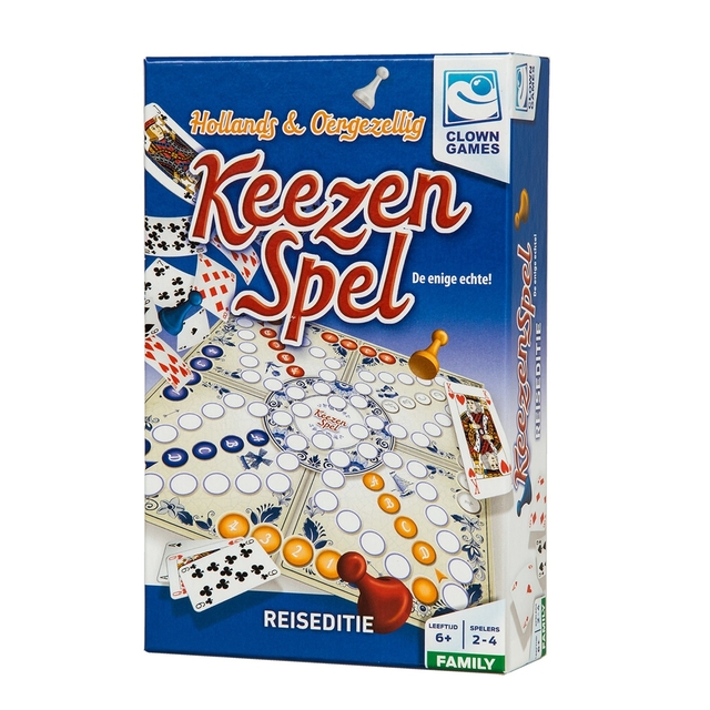 Spel Keezen Clown reiseditie Spel Keezen Clown reiseditie