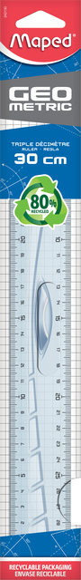 Liniaal Maped Geometric met handgreep 30cm Liniaal Maped Geometric met handgreep 30cm