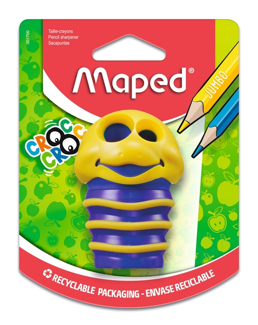 Puntenslijper Maped Croc Croc Bug 2gaats assorti