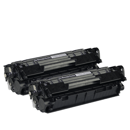 Huismerk Toners - 2x HP 12A (Q2612A) compatibel, zwart Huismerk Toners - 2x HP 12A (Q2612A) compatibel, zwart