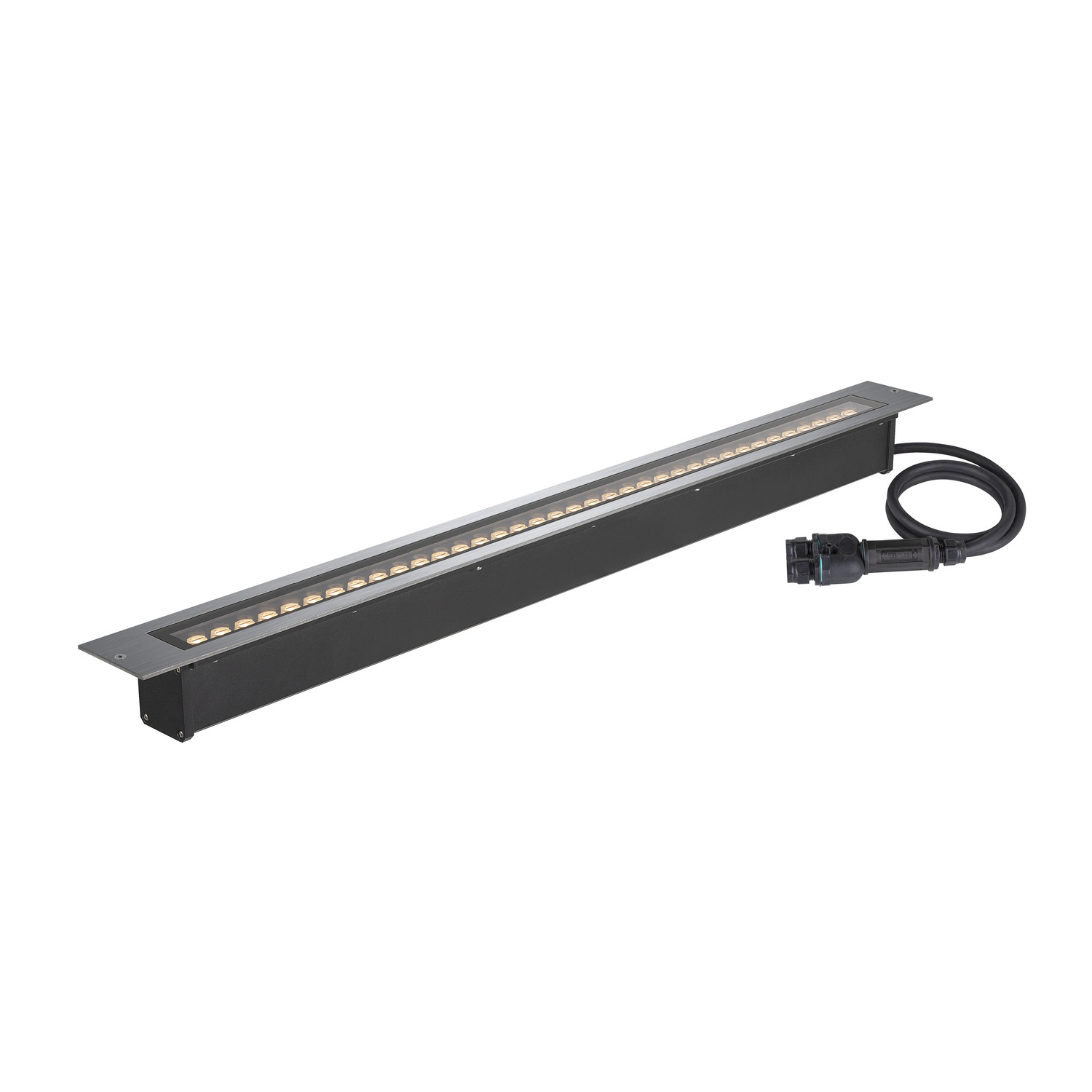 DASAR 1200 rvs rechthoek 1xLED 3000K